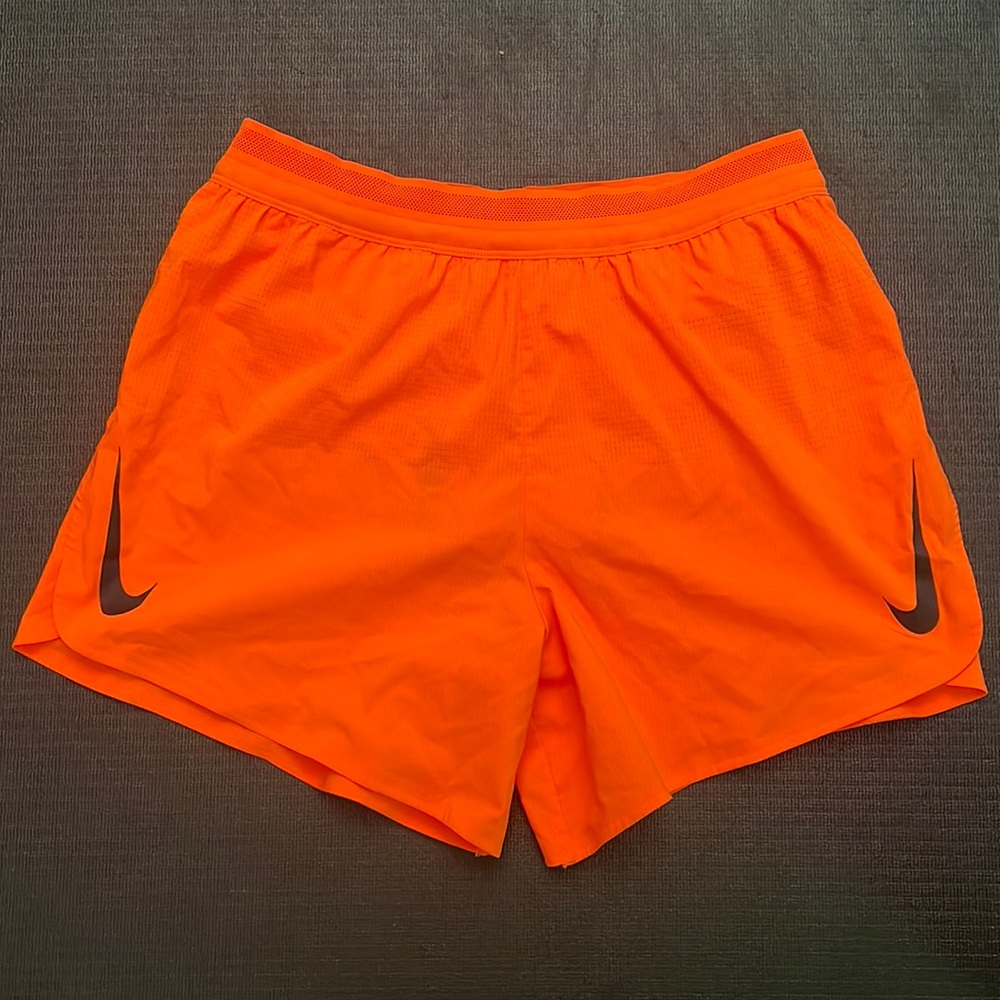 Nike Aeroswift 4inch racing shorts Orange M